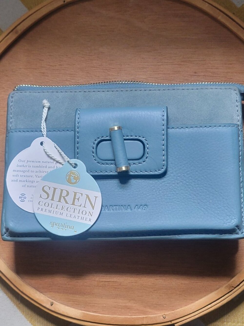 Spartina 449 Siren Lindsay Phone Crossbody - Slate Blue - Picture 2 of 15